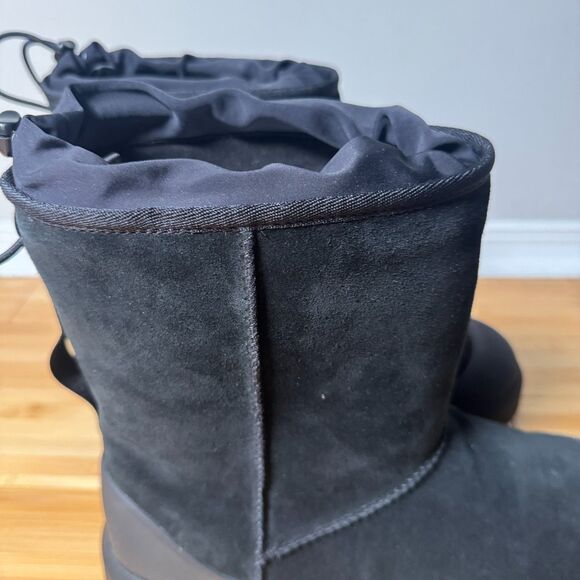 UGG Classic Short Weather Hybrid Boot 1143992 Black Men’s 13 Waterproof Suede main image 13
